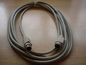 Keyboard Extension Cable 3M 6way mini din male to female way  3073-3  Z585 - Picture 1 of 1