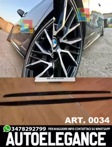 0034 SOTTO MINIGONNE BMW SERIE 1 F40 M SPORT ABS NERO LUCIDO - Foto 1 di 17