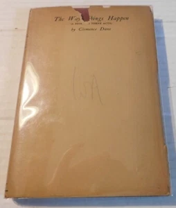 1924 1. Aufl. THE WAY THINGS HAPPEN - SIGNIERT von CLEMENCE DANE & auch initialisiert - Bild 1 von 4