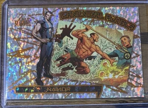 2023 Fleer Marvel Flair Namor Canonical Blasts Insert - Picture 1 of 2