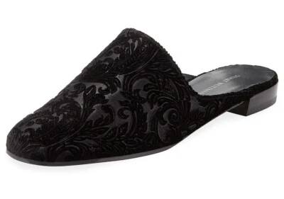 Novo na caixa $398 Stuart Weitzman Mulearky mulas de veludo liso tamanho 7.5 (EUA) - Imagem 1 de 4