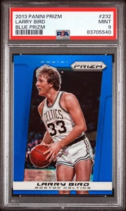 Larry Bird 2013 Panini Prizm #232 Blue Prizm Celtics PSA 9 casi nuevo-como nuevo - Imagen 1 de 2