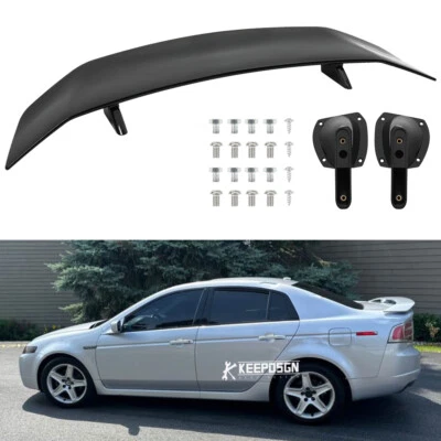 For Acura TL 2004-2008 47" Rear Spoiler Racing Gloss Black Tail Trunk Wing Lip — 第 1/4 张图片