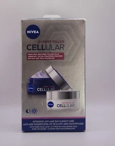 Nivea Cellular Filler Anti-Aging Set, Tages- & Nachtcreme, 50ml (24,90€/100ml) - Bild 1 von 2