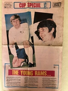 BIRMINGHAM ABENDPOSTBECHER SPECIAL 19. FEBRUAR 1973 DERBY COUNTY V LEEDS UNITED - Bild 1 von 6