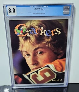 💥CGC 8.0 CRACKERS #3 MAGAZINE 1982 WAYNE GRETZKY Cover POP 1 Census HIGHEST - Picture 1 of 5