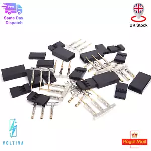 Servo Connector 10 Pairs Male Female JR Futaba Plug With Gold-plated Pins - Picture 1 of 6