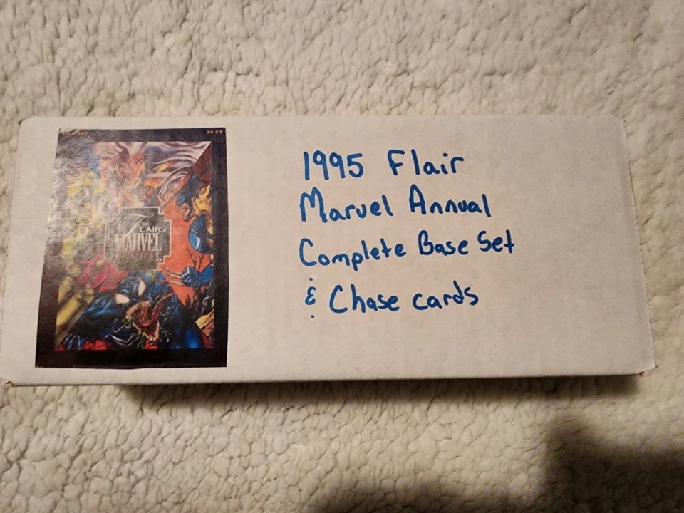 1995 Flair Marvel Annual Complete Set - All Base & Chase Sets NM-Mint - Image 1 of 3