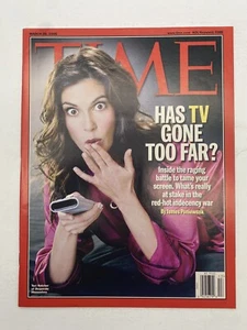 2005 Time Magazine March 26 Has Tv Gone Too Far Newsstand High Grade - Picture 1 of 3
