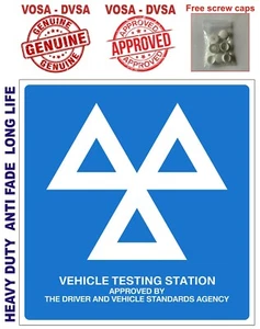 HEAVY DUTY VOSA DVSA OFFICIAL 2016 MOT SIGN / MOT / MOT SIGNS / MOT SIGN PACK 1 - Picture 1 of 6