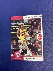 1997-98 Minnesota Golden Gophers Basketball #34 Charles Thomas - Rare!