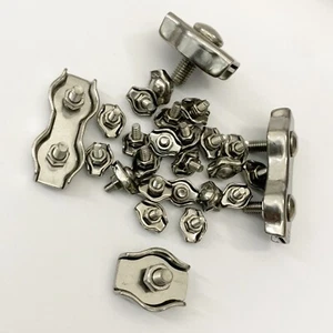 Drahtseilklemmen Edelstahl VA Seilklemmen Simplex Drahtseilklemme - Bild 1 von 8