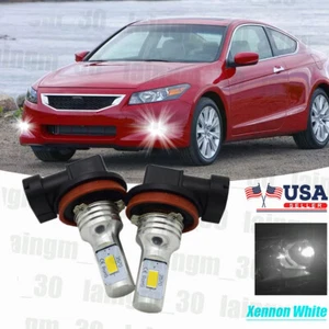 Super Bright LED Fog Light Bulb for Acura TL 2009-2014 ILX 2013-2018 H11 H16 Kit - Picture 1 of 6