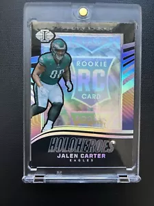 2023 Panini Illusions HOLOHEROES SSP RC #17 JALEN CARTER Philadelphia Eagles 🔥 - Picture 1 of 4