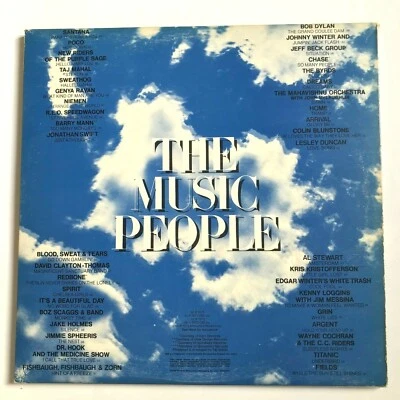 The Music People - Bob Dylan, Santana Rock 3LP Vinyl Compilation CBS - Image 1 of 4