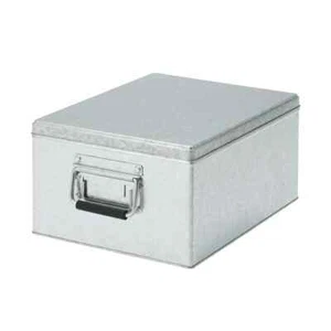 MUJI Made in Japan Large Tin Box Size: Approx 10.23 in×14.56 in×6.29 in - Picture 1 of 7