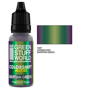Chameleon Colorshift Paint - MARTIAN GREEN - Brush and Airbrush Metal Paint - Picture 1 of 5