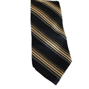 Cravatta collo Jones New York uomo seta 61"L 3,75 W Made in USA a righe - Foto 1 di 3