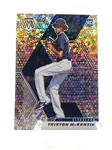 2021 Mosaic Baseball #276Triston McKenzie Quick Pitch Silver Prizm RC Guardians - Picture 1 of 2