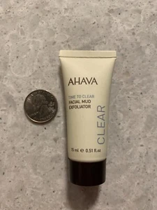 New AHAVA Clear Time To Clear Facial Mud Exfoliator 15ml/ 0.51 fl oz Travel Size - Picture 1 of 1