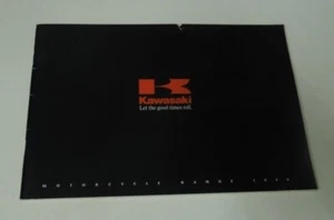 Folleto de ventas de gama Kawasaki 1996 inc ZXR400 ZZR1100 - Imagen 1 de 2
