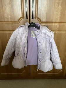 Girls Next Lilac Coat Size Age 7-8 Years - Picture 1 of 6