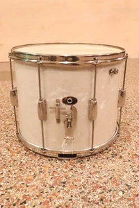 Tamburo rullante Slingerland 12X15" bianco perla marina NOB ferramenta vintage anni 50 - Foto 1 di 16