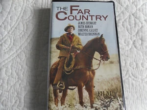 THE FAR COUNTRY: VHS JAMES STEWART, RUTH ROMAN, WALTER BRENNAN (RARE CLAMSHELL) - Picture 1 of 3