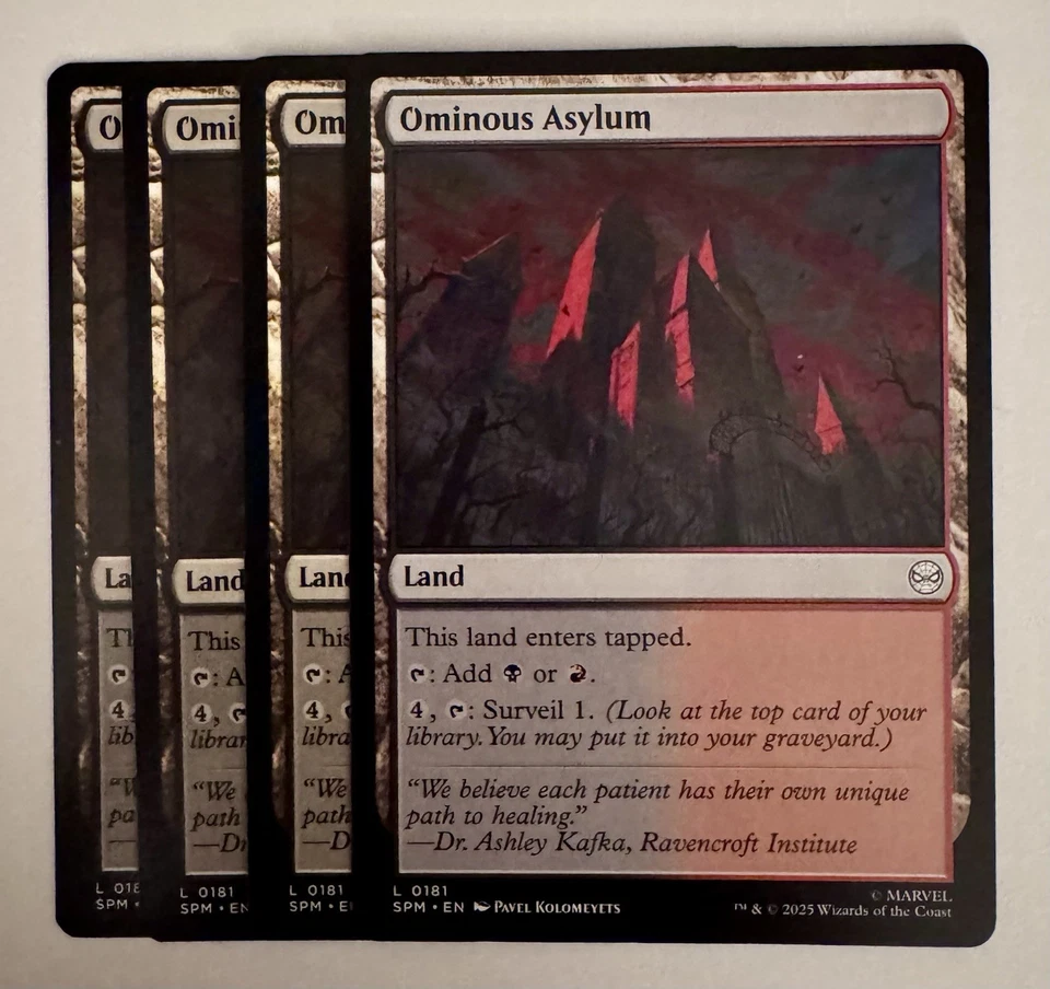 MTG Spider-Man L Ominous Asylum #0181 PLAYSET 4X X4 SPM Magic - Image 1 of 1