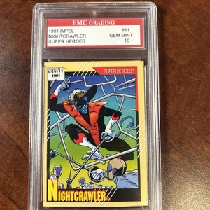 1991 Marvel Universe Nightcrawler #11 EMC 10 GEM MINT - Bild 1 von 7
