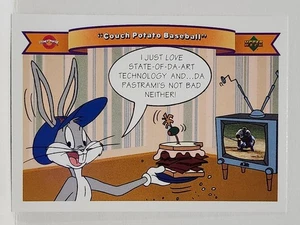 1991 Upper Deck Comic Ball 2 Couch Potato Baseball Bugs Bunny #54 - Picture 1 of 2