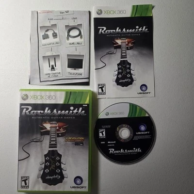 Rocksmith Xbox 360 Video Game Authentic Guitar Games Ubisoft Tested No Cord - Image 1 of 2