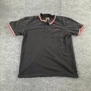 Brixton Strummer Poloshirt Herren XL schwarz rot weiß Mod Punk Joe Tasche Retro - Bild 1 von 13