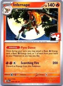 Infernape - 033/167 - Prize Pack Series Cards Normal - Picture 1 of 2