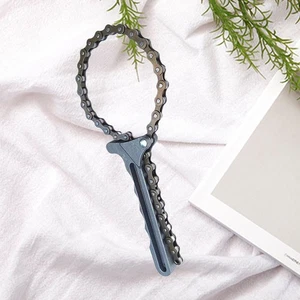  Herramienta de extracción de filtro de aceite alicate ajustable tipo llavero llave inglesa - Imagen 1 de 11