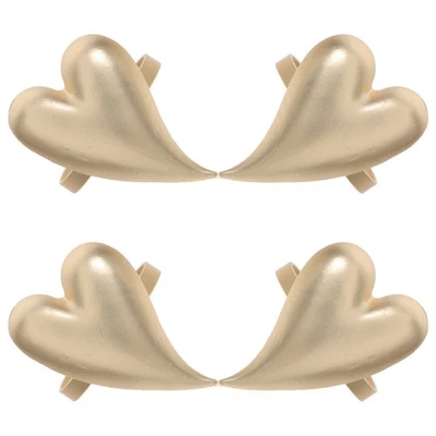  4 PCS Porta Tovaglioli Oro Portatovaglioli Arredamento Del Tavolo Pranzo - Immagine 1 di 4