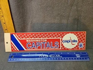 WASHINGTON CAPITALS Vintage Autoaufkleber - unbenutzt - NOS - NM - Bild 1 von 6