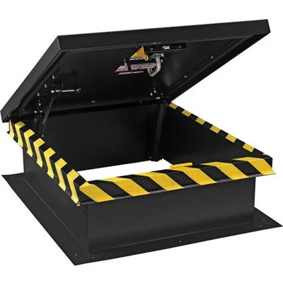 24"L x 36"W  Galvanized Powder Coated Steel Roof Hatch - Image 1 of 4