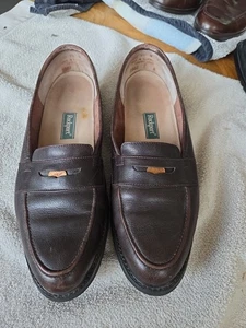 Women’s Rockport Brown Leather Penny Loafers  1" Heel, Cushion Sole Size 9.5M - Picture 1 of 8