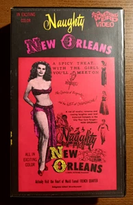 Naughty New Orleans (1962) - Something Weird Video, 1992 VHS Tape NTSC - Picture 1 of 4