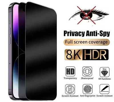 2 pack iPhone Privacy Screen – Anti‑Spy Glass for All Models – No Peeking! - Image 1 of 4