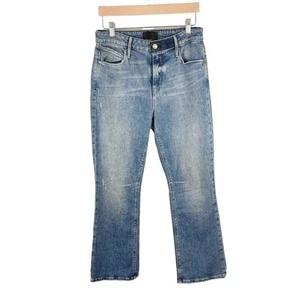 RtA Brandi High Rise Kick Flare Crop Jeans Medium Blue Wash Damen 28 NEU - Bild 1 von 13