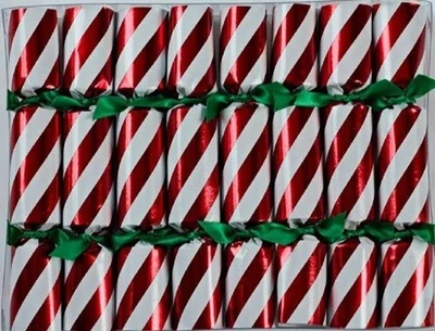 Galletas navideñas Robin Reed 6", bastón de caramelo - caja de 8 (156) Foto 1 de 2