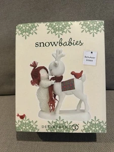 Department 56 SnowBabies “Reindeer Kisses” Figurine 2018 - Picture 1 of 6