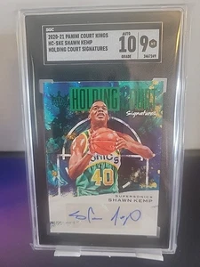 2020-21 20 2021 Panini Court Kings Shawn Kemp Holding Court Signatures Auto Sgc - Picture 1 of 4