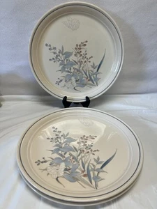 3 Noritake Keltcraft Ireland Kilkee 10 1/4” Dinner Plates #9109 Floral Butterfly - Picture 1 of 5