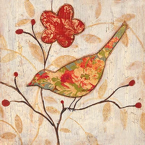 STAMPA ARTISTICA Song Bird II studio Tava rivisitato - Foto 1 di 1