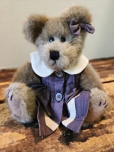 The Boyds Collection, Boyds Bear,Paige, Plush,Dress, Bow ,Bendable,Collectable - Picture 1 of 7
