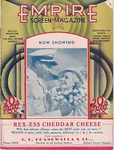 Claire Trevor and Ralph Bellamy in Navy Wife. March 1936 Empire Screen Magazine - Picture 1 of 2