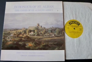 PRIORY PR 165 ST ALBANS ABBEY CHOIR IN HONOUR OF ST ALBAN LP (1985) NM DIGITAL - Bild 1 von 3